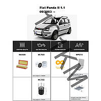 Комплект фільтрів Fiat Panda II 1.1 (2003-) WIX