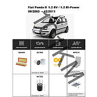 Комплект фільтрів Fiat Panda II 1.2 8V / 1.2 Bi-Power (2003-2011) WIX