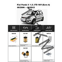 Комплект фільтрів Fiat Panda II 1.3 JTD 16V (2006-2013) (Euro4) WIX