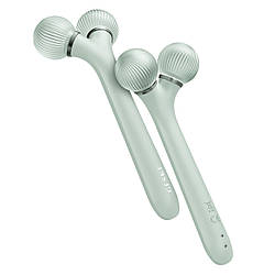 Електронний ультразвуковий ролик для обличчя GESKE Sonic Facial Roller 4в1 green