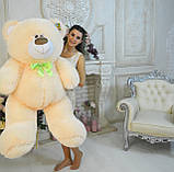 М'яка іграшка ведмедика (155 см), Харків "Персиковий", фото 3
