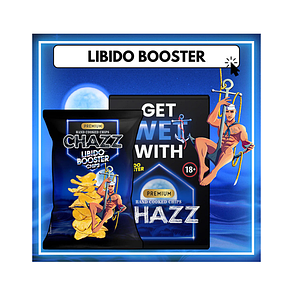 Чіпси Chazz Chips Premium 18+ Get Wet Box Dick With Libido Booster FOR HER 50 г в подарунковій коробці, фото 3