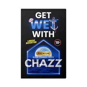 Чіпси Chazz Chips Premium 18+ Get Wet Box Dick With Libido Booster FOR HER 50 г в подарунковій коробці, фото 4