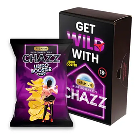 Чіпси Chazz Chips Premium 18+ Get Wild Girl Box Pussy With Libido Booster FOR HIM 50 г в подарунковій коробці