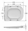 Унітаз-компакт Mixxus WAVE-0404-R 630х350х805mm, система змиву RIMLESS (MI6692), фото 7