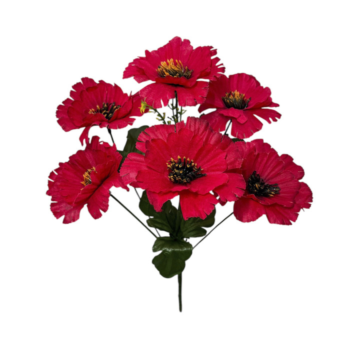 Штучні квіти букет маки великодні, 35см, фото 1
