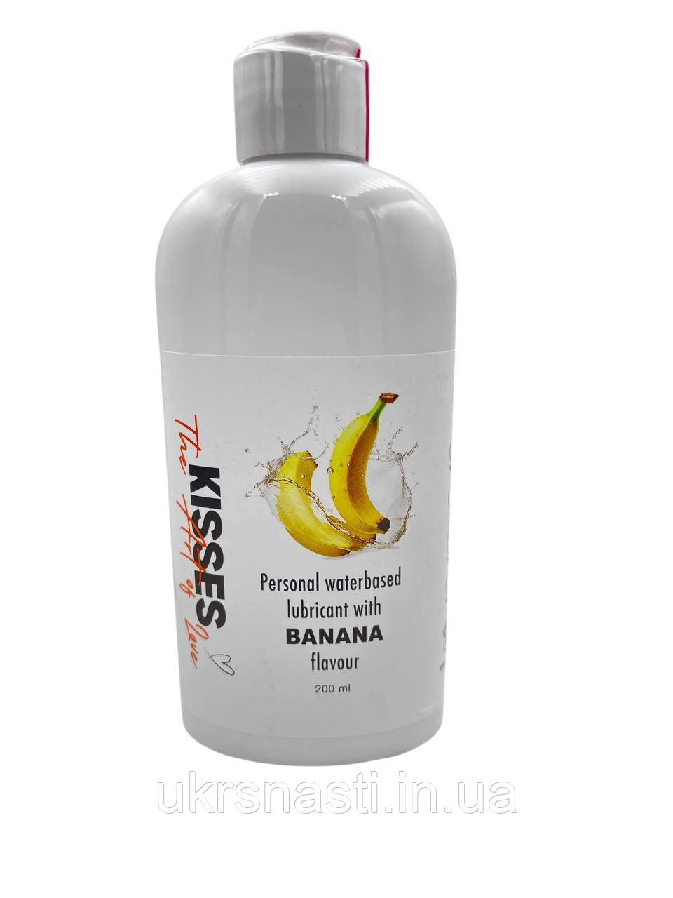 Гель-лубрикант для сексу KISSES 200 ml Лубрикант із запахом банана, фото 1