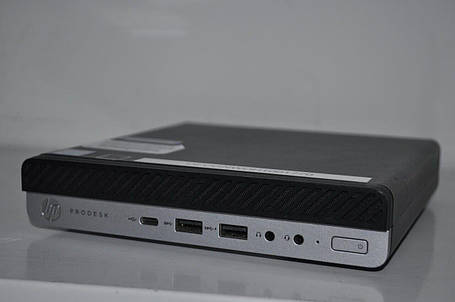 Б/в Неттоп HP ProDesk 600 G4 Desktop Mini USFF| Core i3-8100T| 16 GB RAM| 256 GB SSD| UHD 630, фото 1