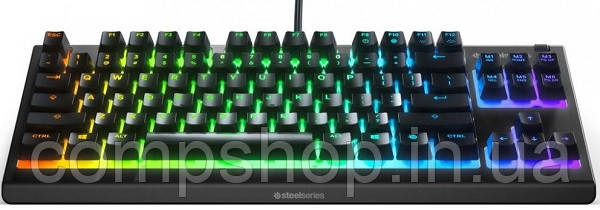 Клавіатура SteelSeries APEX 3 USB (ігрова, RU) (код 134161)