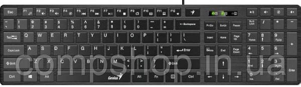 Клавіатура GENIUS SlimStar 126 Black USB (31310017407) (код 135800)