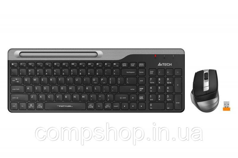 Клавіатура+миша A4Tech FB2535CS Smoky Grey Wireless (код 136043)