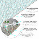 Самоклеючі шпалери 2800х500х2мм Блакитний меланж (D) SW-00001783, фото 2