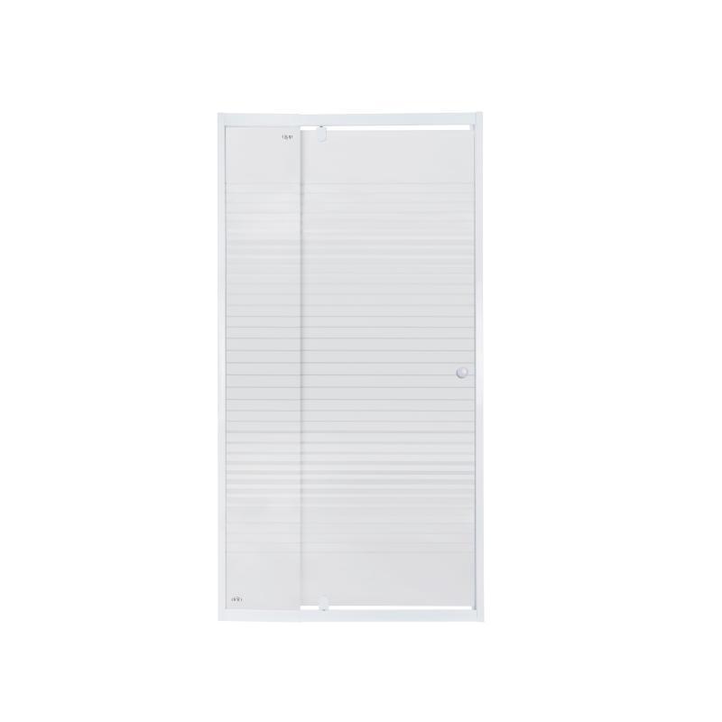 Душові двері в нішу Qtap Pisces WHI208-9.CP5 79-92х185 см, скло Pattern 5 мм, фото 1