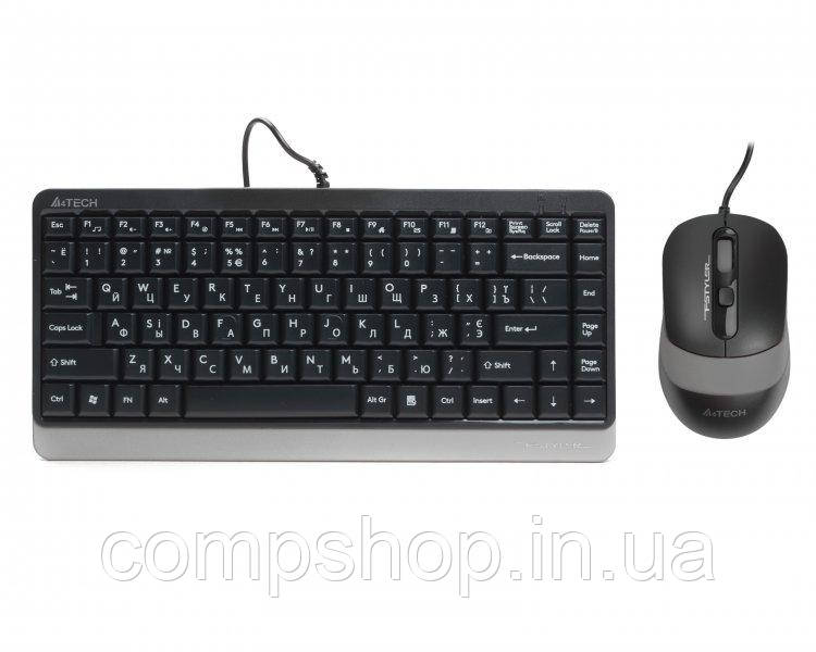 Клавіатура+миша A4Tech F1110 Grey (код 143565)