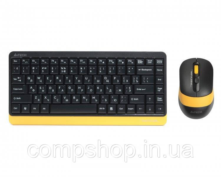 Клавіатура+миша A4Tech FG1110 Bumblebee Wireless (код 143568)