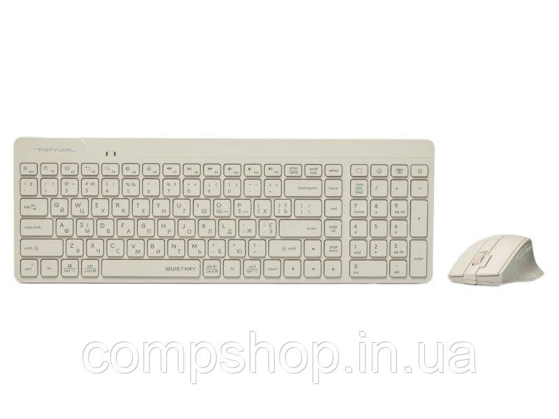 Клавіатура+миша A4Tech FG2400 Air Beige Wireless (код 143570)