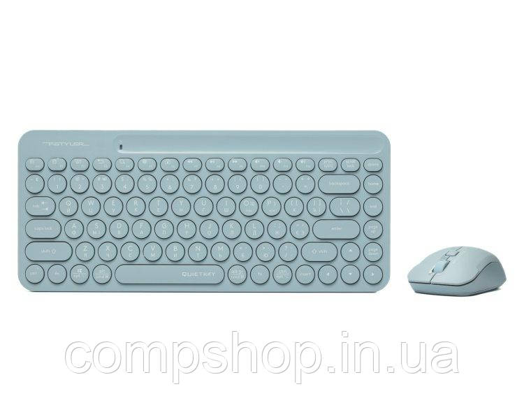 Клавіатура+миша A4Tech FG3200 Air Blue Wireless (код 143572)