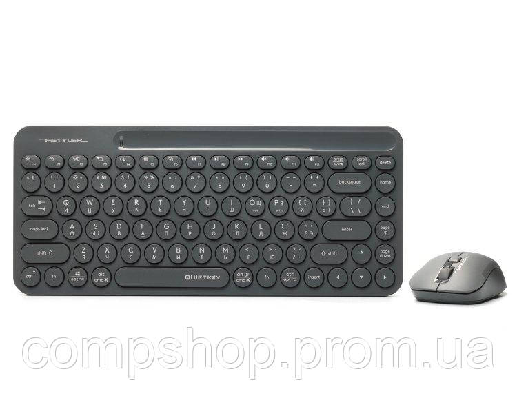 Клавіатура+миша A4Tech FG3200 Air Grey Wireless (код 143573), фото 1