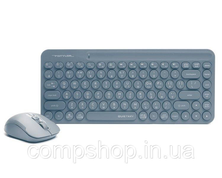 Клавіатура+миша A4Tech FG3200 Air2 (Blue) Wireless (код 147232)