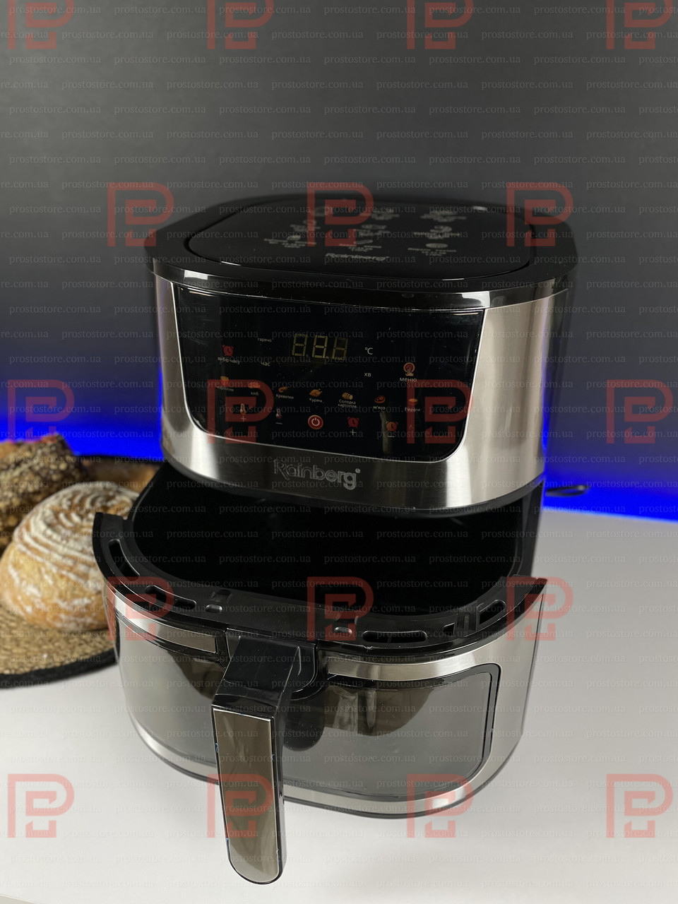 Електрична аерогриль найбільша та найпотужніша Rainberg TEFAL– Німецька аерофритниця 12,5 л, 4200 Вт, фото 1