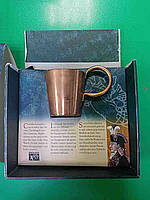 Кружки, чашки, блюдца и пары Б/У Vintage Royal British Navy Solid Cooper Silver Plated Rum Measure With Box