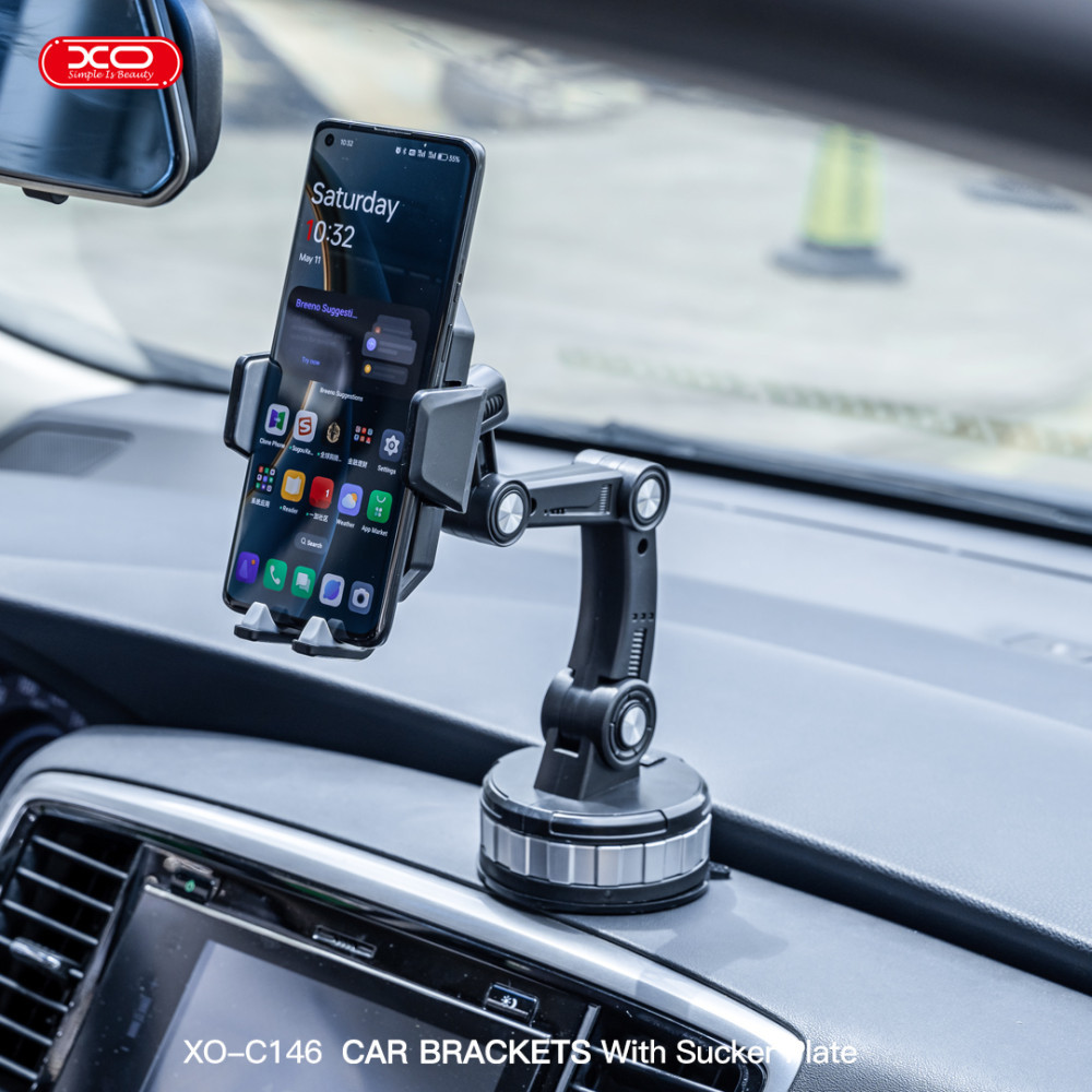 Тримач для телефона в автомобіль Holder XO C146 автотримач смартфона до 7"