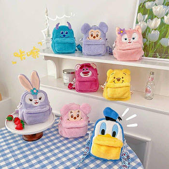 Дитячий пухнастий рюкзачок C68108 G-Rich