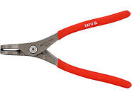 Щипці для стопорних кілець YATO Segera гнуті розтискні 210мм (YT-19972)