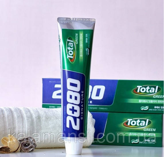Зубна паста з антибактеріальними компонентами Dental Clinic 2080 Signature Total Green Toothpaste 125 г