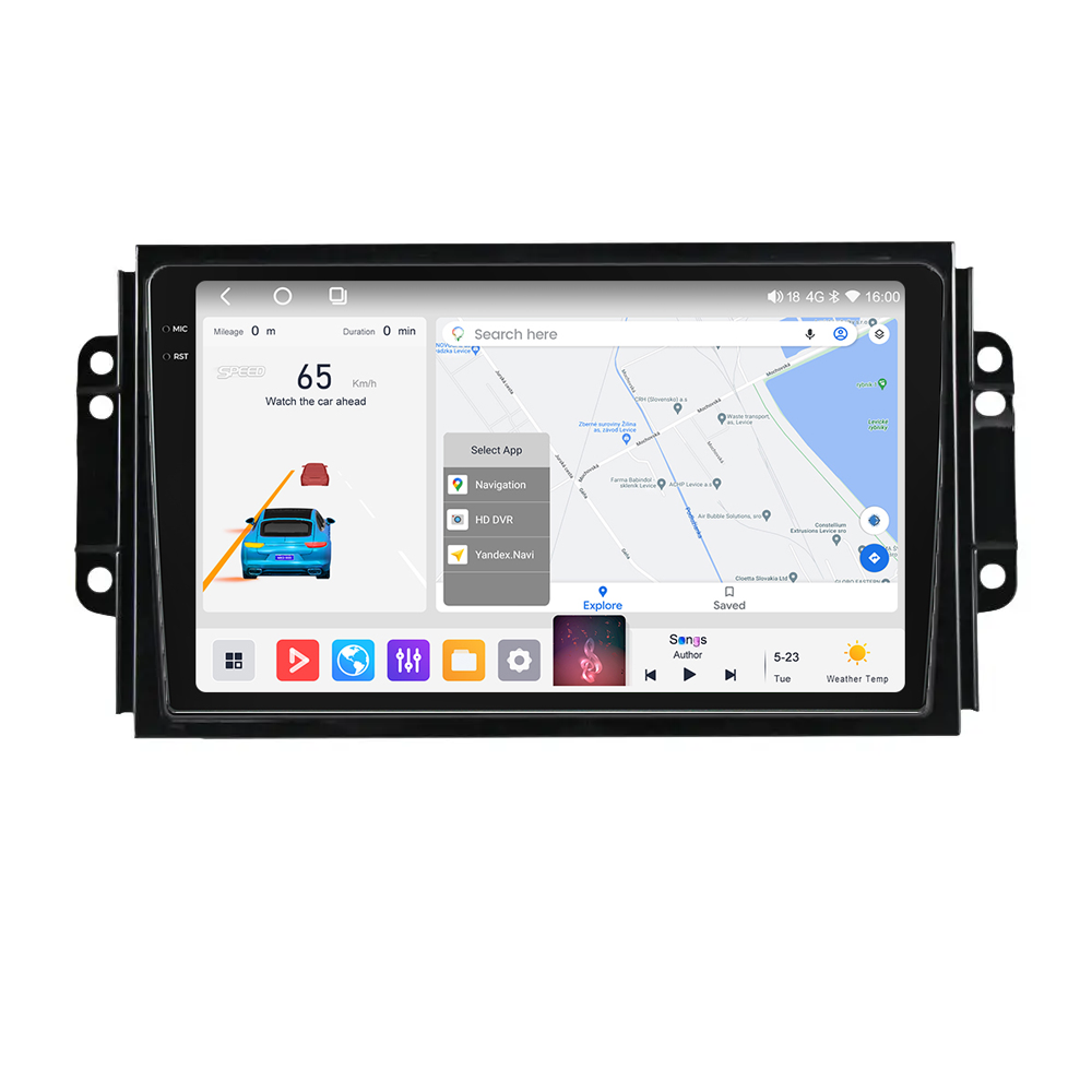 Штатная магнитола  Mekede MS 2k Chery Tiggo 3 (2016-2018) CarPlay QleD