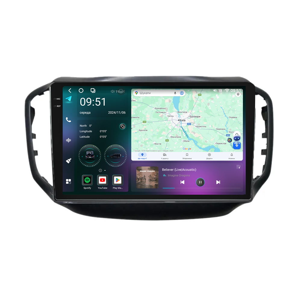 Штатная магнитола  Mekede M7 Plus Chery Tiggo 5 (2014-2020) CarPlay QleD