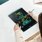 Графічний планшет для малювання та нотаток 16", XO V02, Блакитний / LCD планшет зі стілусом, фото 6