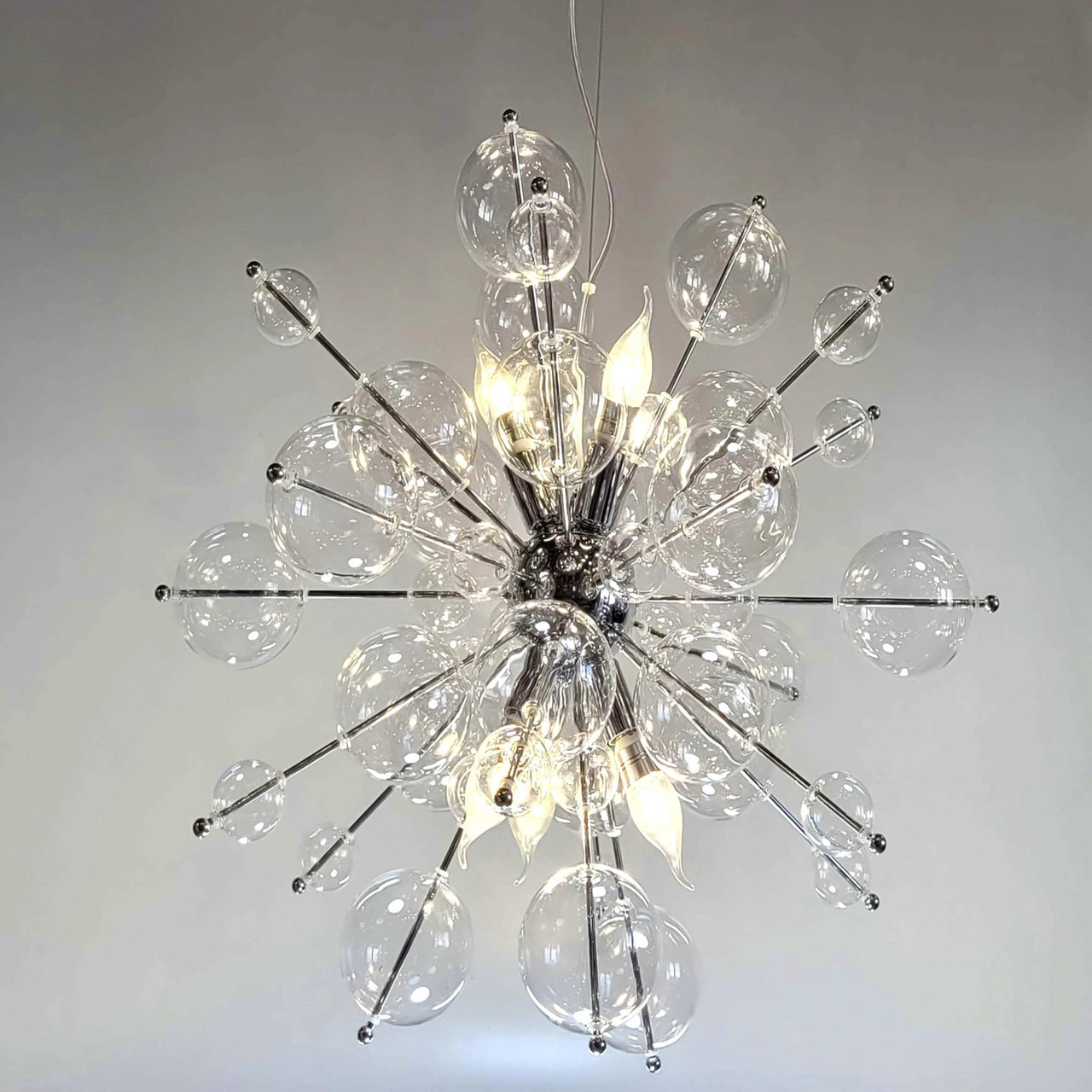 Золота стельова люстра у стилі Арт деко 6403CH, фото 1