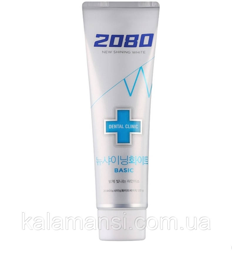 Вибілювальна зубна паста 2080 Dental Clinic Shining White Toothpaste 120 г