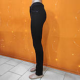 Штани Жіночі скіні на флісі S чорні, фото 4