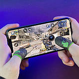 Ігрові напальчники DINO (1 пара 2 шт) для ігор на телефоні смартфоні планшеті pubg пабг пубг standoff 2, фото 8