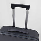 Валіза дорожня 3 в 1 трійка на колесах поліпропілен 76*48 см у різних кольорах Cans Чорний, фото 4