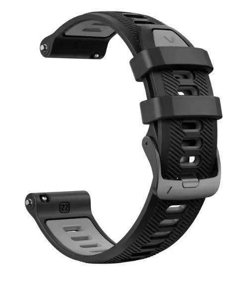 Ремінець для Garmin Forerunner 955/965/Epix Gen2-47 мм./Fenix 8-47 мм. (чорний), фото 1