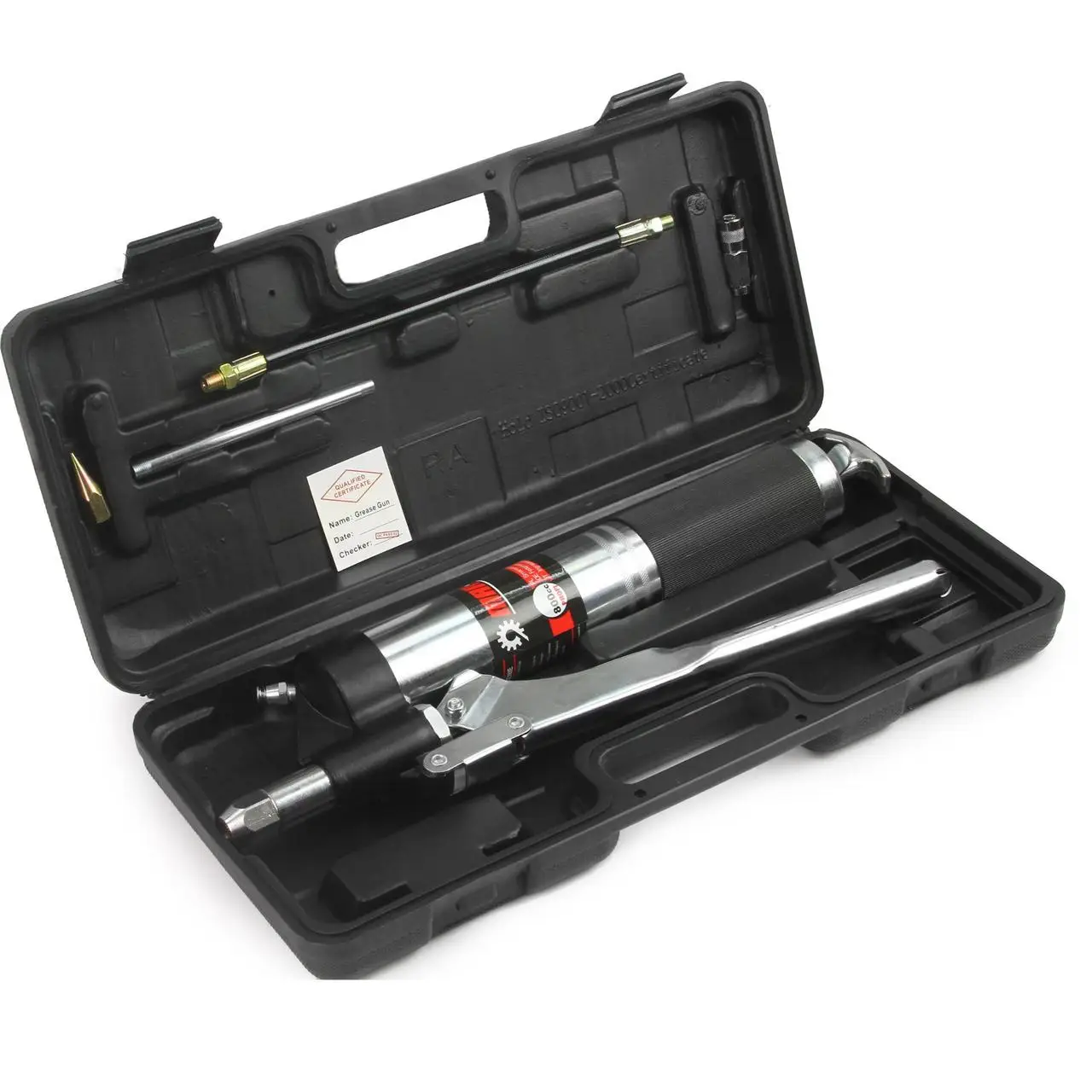 Пневматичний шприц для змащення mar-pol m78046 у валізі, фото 1