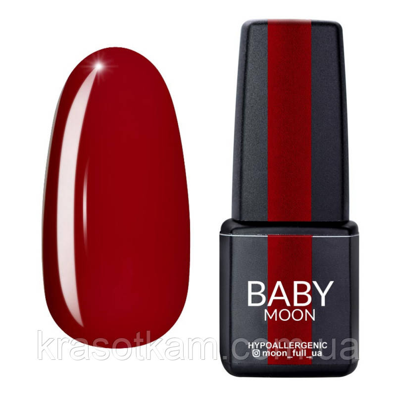 Гель-лак BABY Moon Red Chic No004 вишневий, 6 мл.
