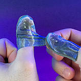 Ігрові напальчники GLIDEX P1 (1 пара 2 шт) для ігор на телефоні смартфоні планшеті срібне волокно pubg, фото 6