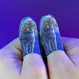 Ігрові напальчники GLIDEX P1 (1 пара 2 шт) для ігор на телефоні смартфоні планшеті срібне волокно pubg, фото 4