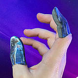 Ігрові напальчники GLIDEX P1 (1 пара 2 шт) для ігор на телефоні смартфоні планшеті срібне волокно pubg, фото 5