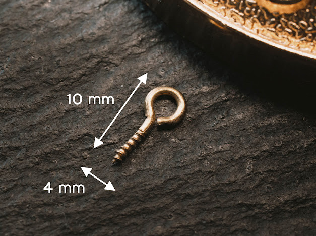 Гачок металевий. 10х4мм, фото 1