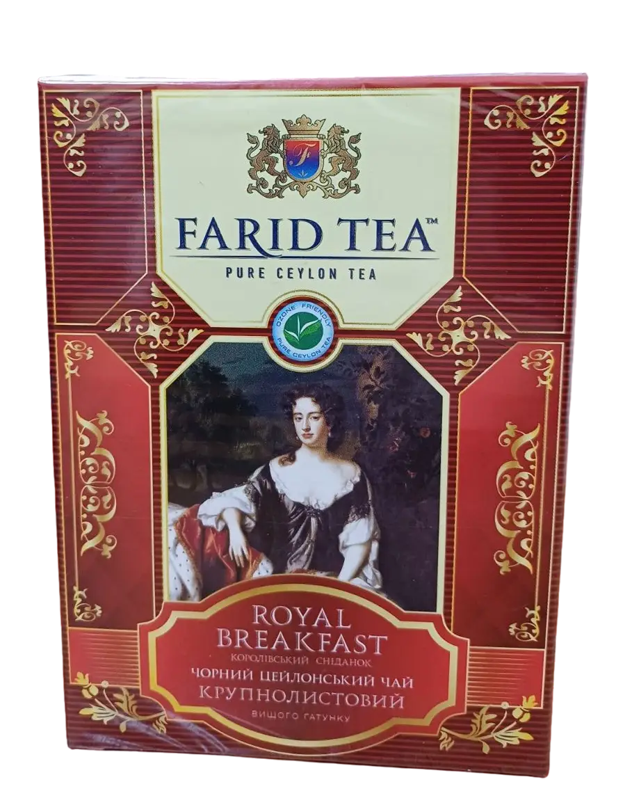 Чорний чай листовий Farid Tea «Королівський Сніданок»