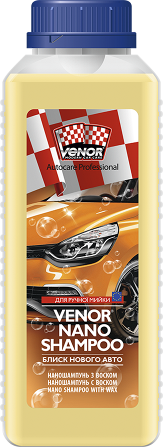 Автошампунь для ручного миття Venor Nano Shampoо 1 л