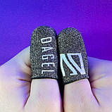 Ігрові напальчники довгі нейлон FINGER CAP (1 пара 2 шт) для ігор на телефоні смартфоні планшеті pubg пабг, фото 4