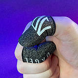 Ігрові напальчники довгі нейлон FINGER CAP (1 пара 2 шт) для ігор на телефоні смартфоні планшеті pubg пабг, фото 6