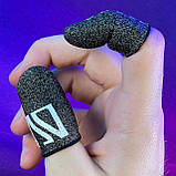 Ігрові напальчники довгі нейлон FINGER CAP (1 пара 2 шт) для ігор на телефоні смартфоні планшеті pubg пабг, фото 8