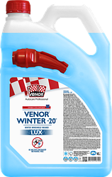 Засіб для миття скла (омивач) транспортних засобів при низьких температурах Venor Winter Lux 4л